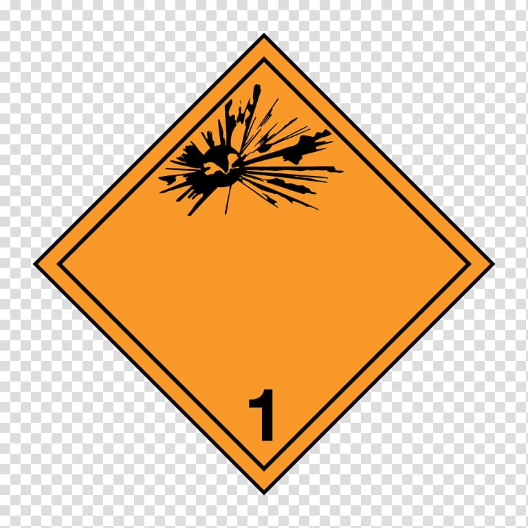 Placard Line, Explosive, Dangerous Goods, Sign, Us Department Of Transportation, Hazardous Waste, Compliance Signs, Material transparent background PNG clipart