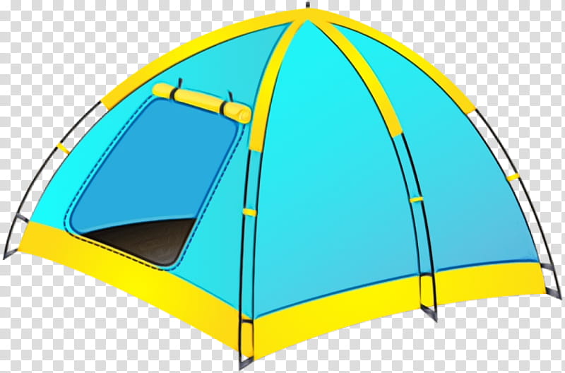 Camping, Tent, Campsite, Vango, Roof Tent, Tentpole, Yellow, Shade transparent background PNG clipart
