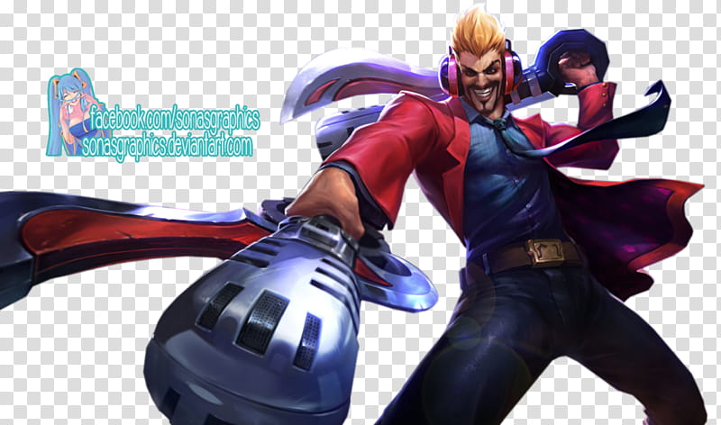 Primetime Draven Render, male character transparent background PNG clipart