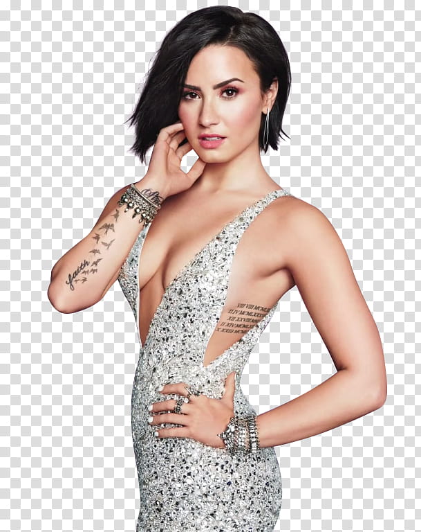 Demi Lovato ft Richi transparent background PNG clipart