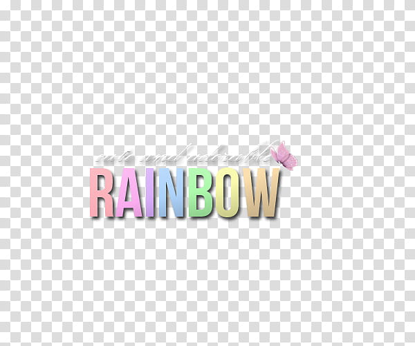 rainbow text transparent background PNG clipart