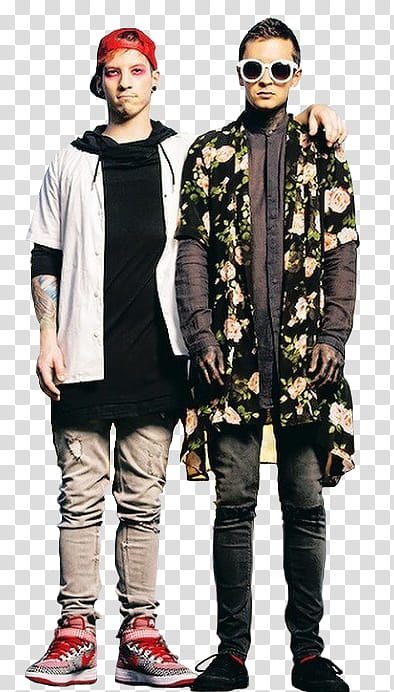 Twenty One Pilots Two Happy Boys transparent background PNG clipart