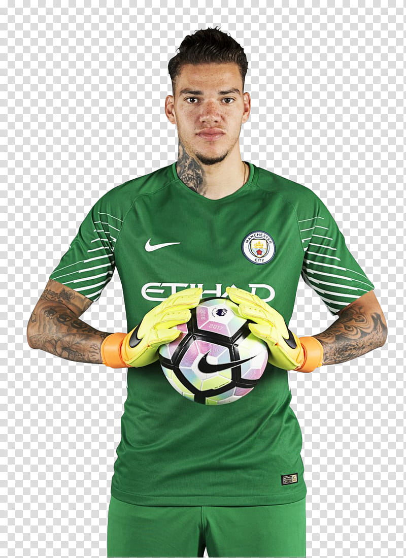 Ederson Moraes Manchester City   Render transparent background PNG clipart
