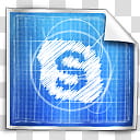 Blueprint  Social icon, Skype-x, blue S symbol transparent background PNG clipart