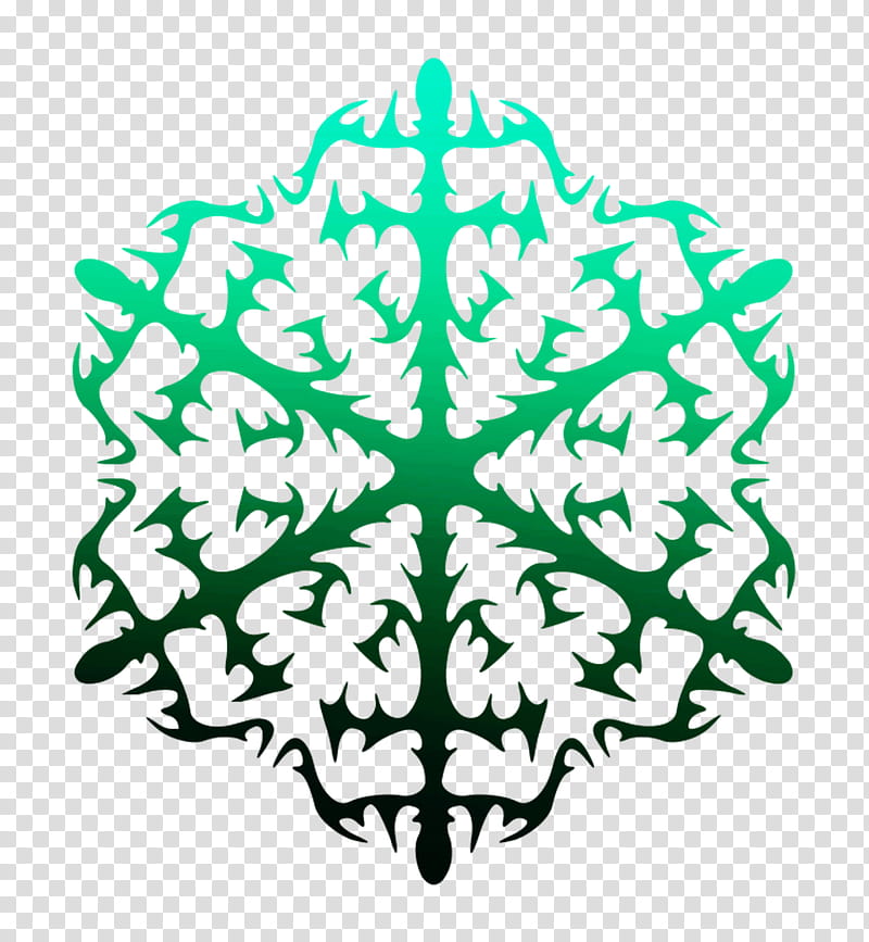 Green Leaf, Slow Motion, Snow, Silhouette, Symmetry, Snowflake transparent background PNG clipart