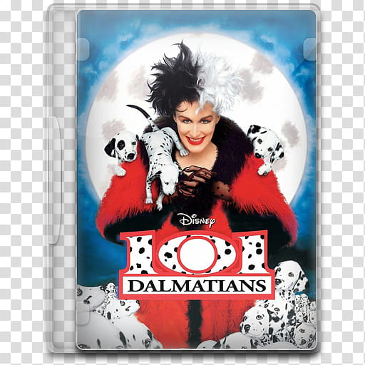 Movie Icon Mega ,  Dalmatians (), Disney  Dalmatians DVD case transparent background PNG clipart