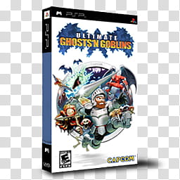PSP Games Boxed  , Ultimate Ghosts 'n Goblins transparent background PNG clipart