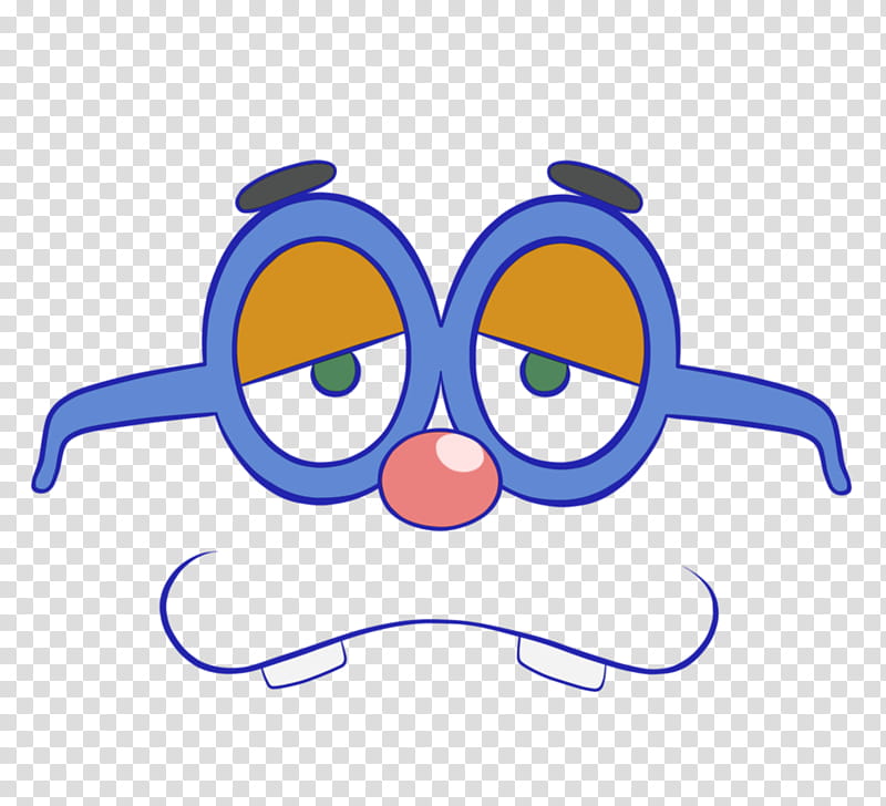 ESP Kitty face (with glasses) transparent background PNG clipart