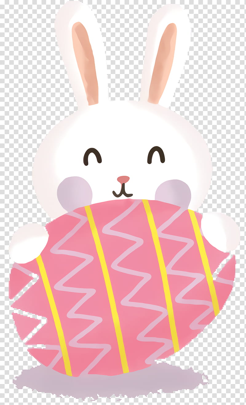 Easter Bunny, Rabbit, Easter
, Pink M, Rabbits And Hares, Whiskers transparent background PNG clipart