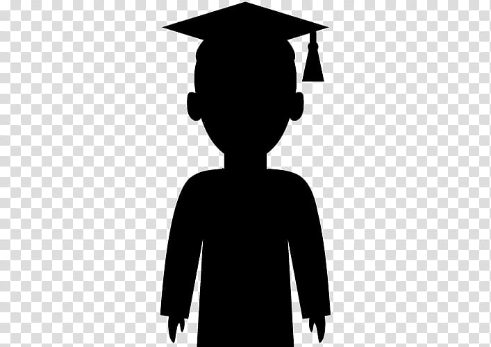 Black Line, Logo, Silhouette, Black White M, Square Academic Cap, Black M, Graduation, Academic Dress transparent background PNG clipart