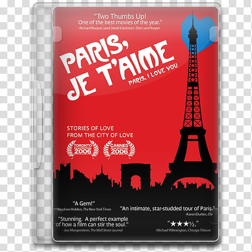 Movie Icon Mega , Paris, je t'aime, Paris, Je T'aime case transparent background PNG clipart