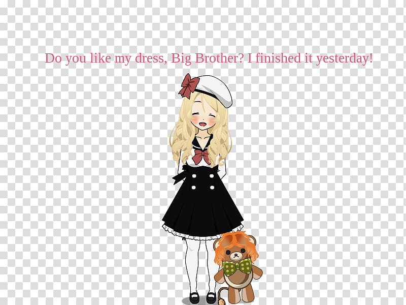 I want to impress my Big Bro! transparent background PNG clipart