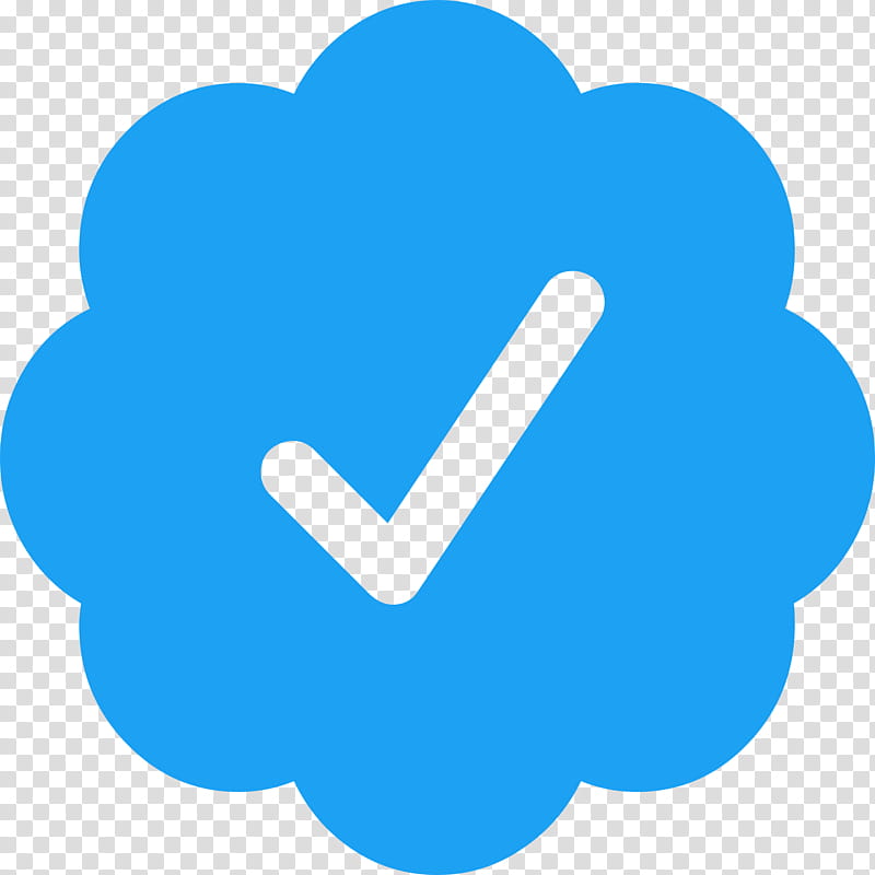 Facebook Icons, Verified Badge, Symbol, Account Verification, Blue, Turquoise, Azure, Electric Blue transparent background PNG clipart