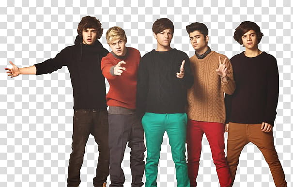 Famosos, One Direction band transparent background PNG clipart