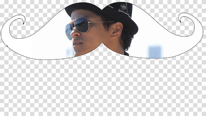 Bruno Mars wearing Aviator sunglasses transparent background PNG clipart