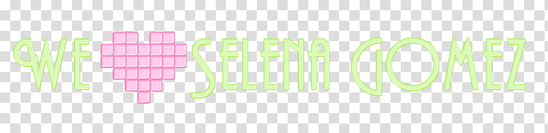 We love Selena Gomez text transparent background PNG clipart