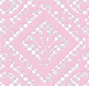 lace patterns, pink floral crochet fabric transparent background PNG clipart