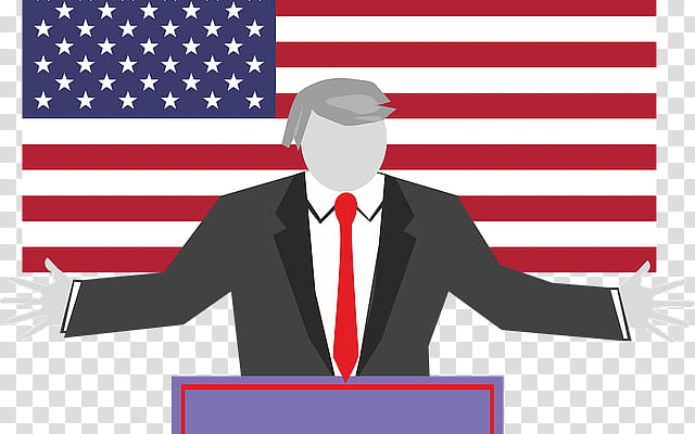 Donald Trump, United States Of America, Flag Of The United States, Pledge Of Allegiance, Flag Day, Text, Public Speaking, Line transparent background PNG clipart