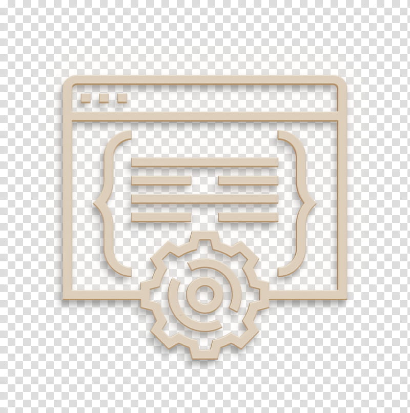 Software icon Robotics Engineering icon Gear icon, Rectangle, Logo, Label, Sticker transparent background PNG clipart