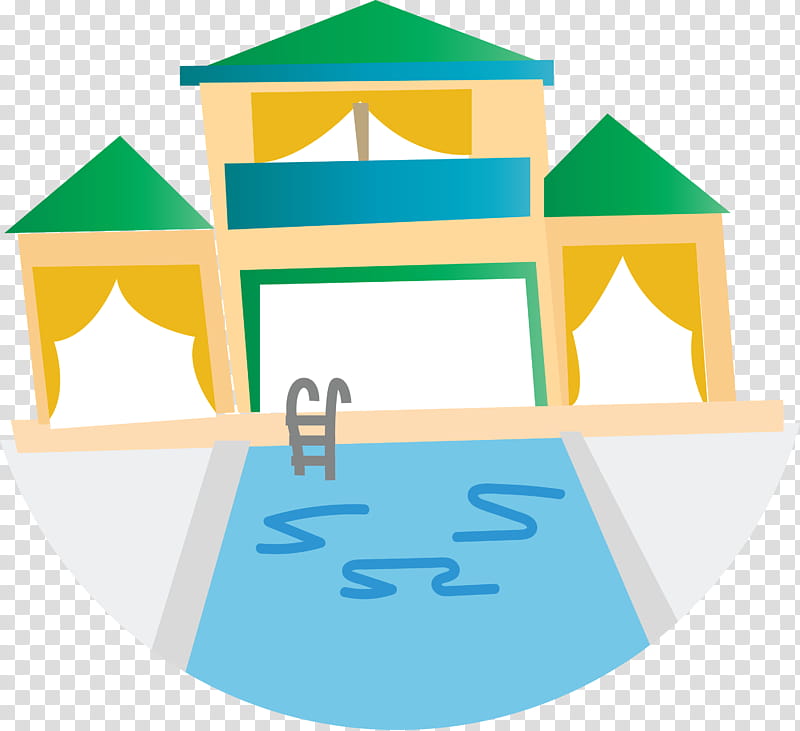 beach villa building house transparent background PNG clipart