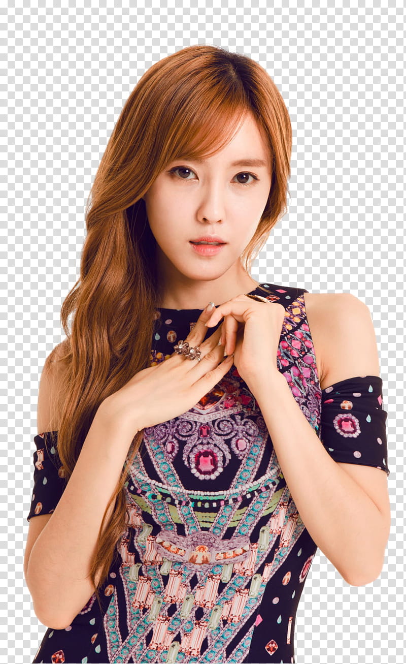 Hyomin T ara render transparent background PNG clipart