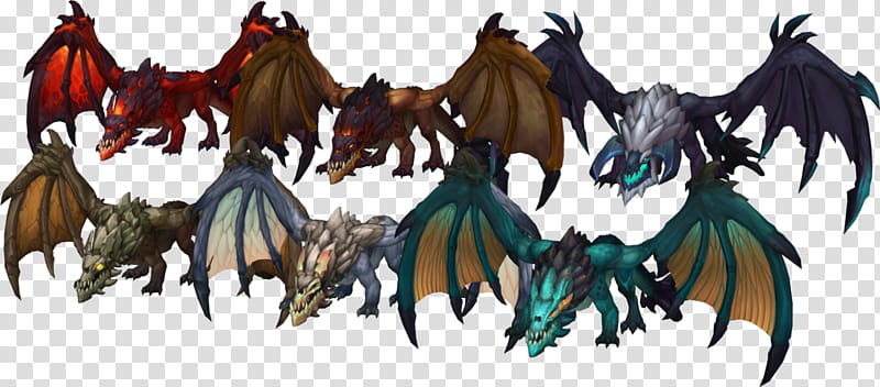 LOL, Dragons (XPS), several flying dragons illustration transparent background PNG clipart