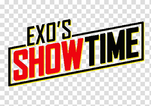 EXO Showtime Text transparent background PNG clipart