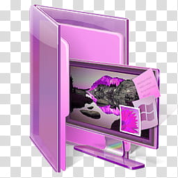 Vista Style RTM Pink Icon, sidebar folder rtm transparent background PNG clipart