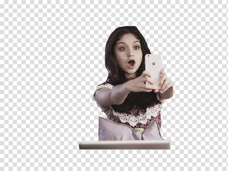 Karol Sevilla, woman taking selfie transparent background PNG clipart