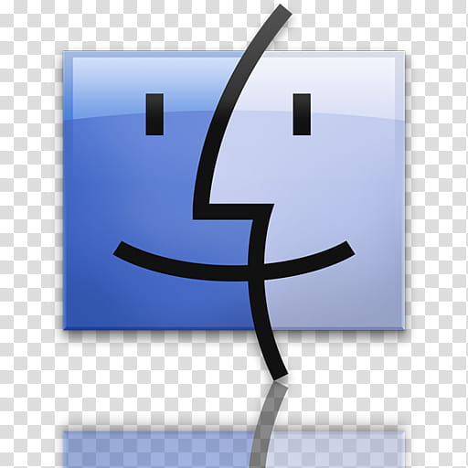 MAC OS X LEOPARD DOCK, mac finder logo transparent background PNG clipart