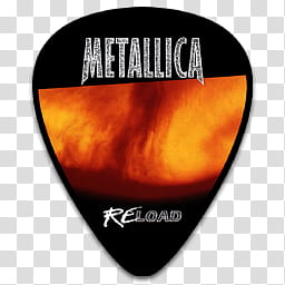 Metallica Album Cover Icons, RELOAD transparent background PNG clipart