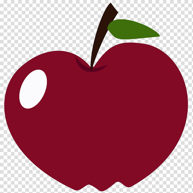 Super MLP Apple , red apple fruit illustration transparent background PNG clipart