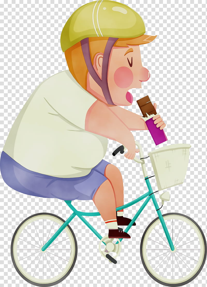 Bicycle Cycling Cartoon Drawing Silhouette, Watercolor, Paint, Wet Ink, Animation, Bicycle Wheels, Mountain Biking, Vehicle transparent background PNG clipart