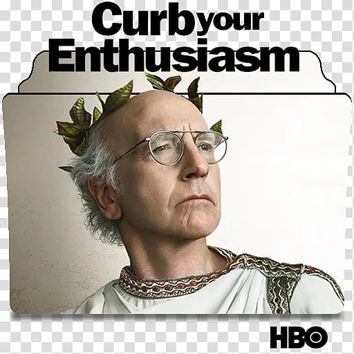 Curb Your Enthusiasm series and season folder icon, Curb Your Enthusiasam ( transparent background PNG clipart