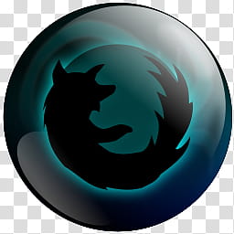 Black Pearl Dock Icons Set, BP Firefox Aqua transparent background PNG clipart