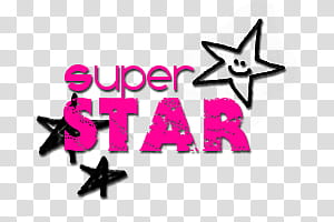 Super Star, super star text illustration transparent background PNG clipart