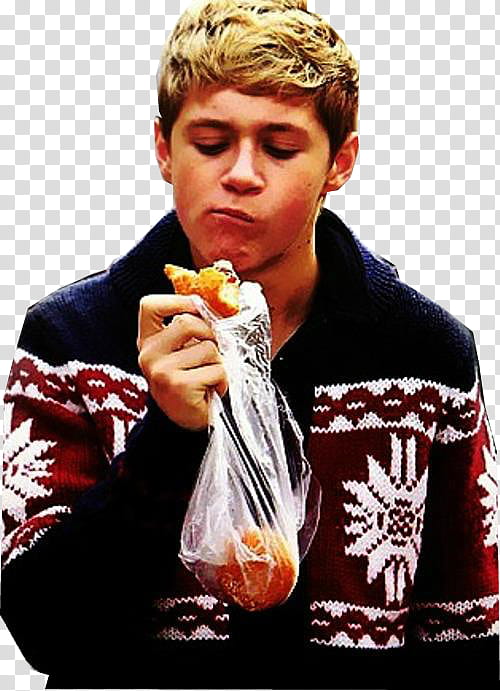 Niall Horan eating  transparent background PNG clipart