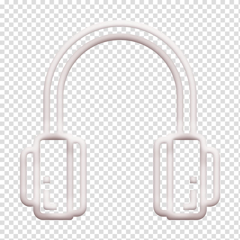 Headphones icon Audio icon Electronic Device icon, Text, Lock, Padlock, Technology, Logo, Hardware Accessory, Metal transparent background PNG clipart