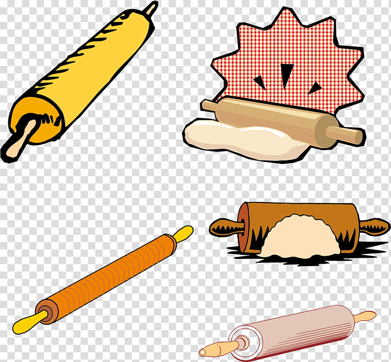 Junk Food, Rolling Pins, Baking, Dough, Animation, Biscuits, Pastry, Fast Food transparent background PNG clipart