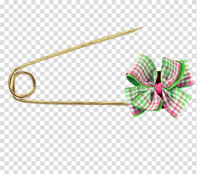gold safety pin with bow transparent background PNG clipart
