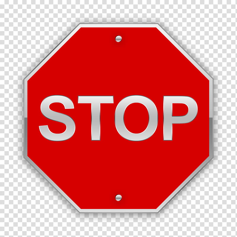Sign s, red stop signage transparent background PNG clipart