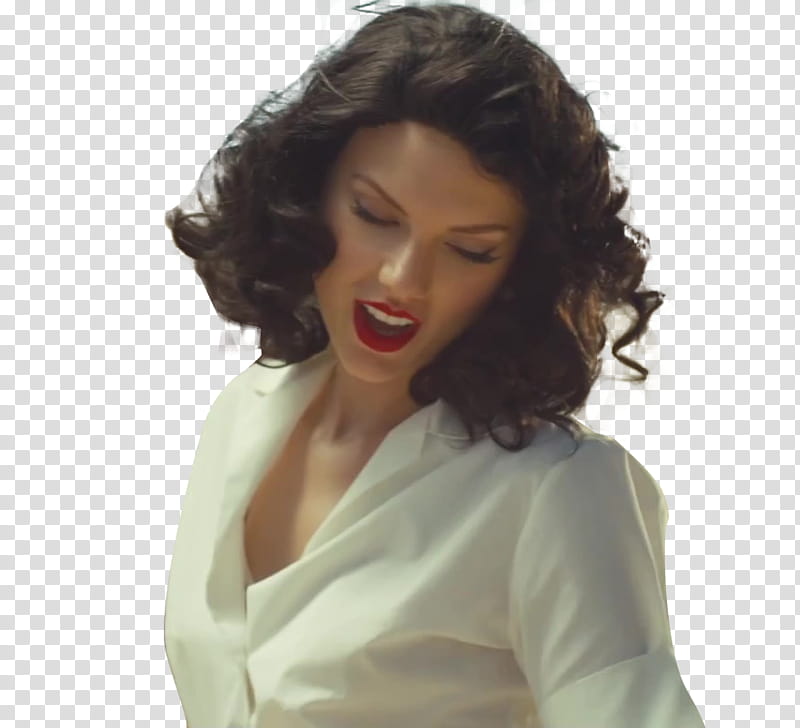 Taylor Swift  Wildest Dreams, woman in white top on focus graphyt transparent background PNG clipart