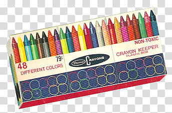 , Crayons colors box transparent background PNG clipart