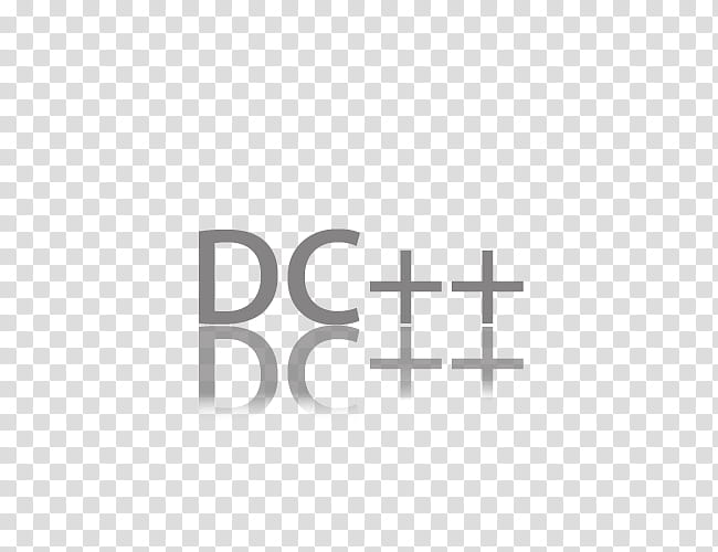 Krzp Dock Icons v  , DC++, DC ++ mirror effect text transparent background PNG clipart