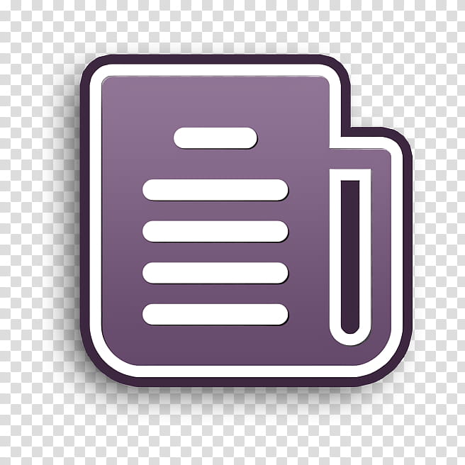 Newspaper icon Mintab Glyph for iOS icon News icon, Violet, Line, Text, Purple, Logo, Material Property, Rectangle transparent background PNG clipart