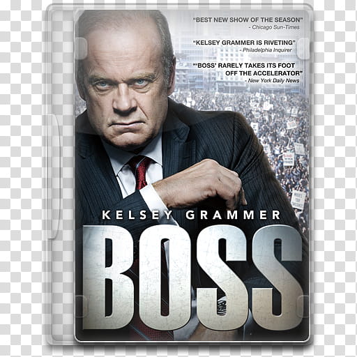 TV Show Icon , Boss, Kelsey Grammer Boss movie case transparent background PNG clipart