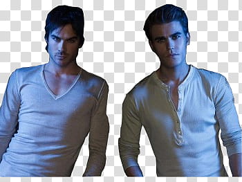Damon and Stefan transparent background PNG clipart