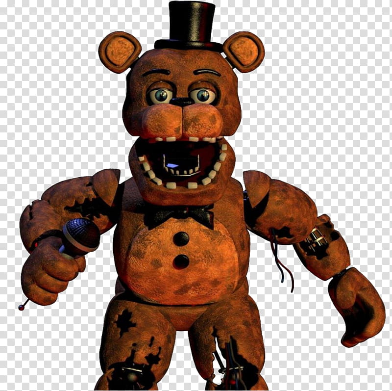 Freetoedit Fnaf Withered Freddy Head, HD Png Download , Transparent Png  Image - PNGitem