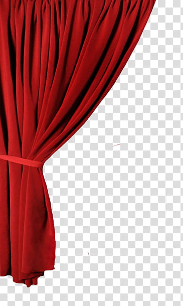 red window curtain transparent background PNG clipart