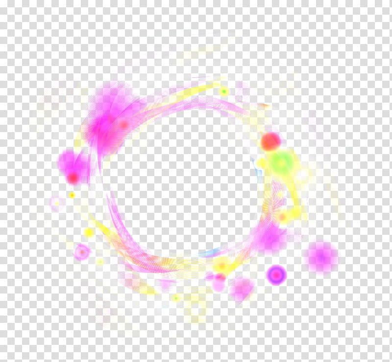 Rainbow Effects, round multicolored illustration transparent background PNG clipart
